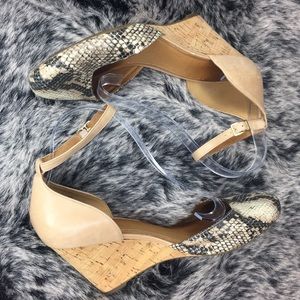 Clarks Snakeskin Wedge